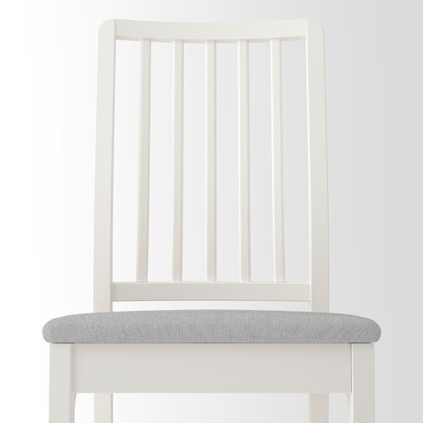 EKEDALEN Chair - white/Light Grey Orrsta ,