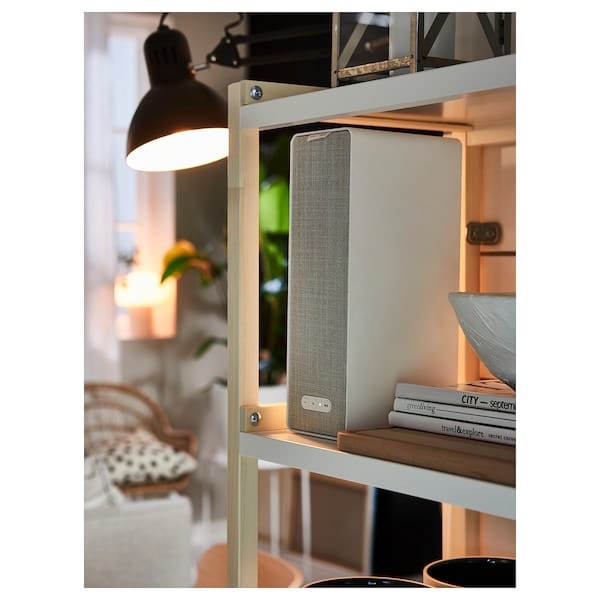 Ikea EKENABBEN - Open shelving unit, aspen/white, 70x34x86 cm