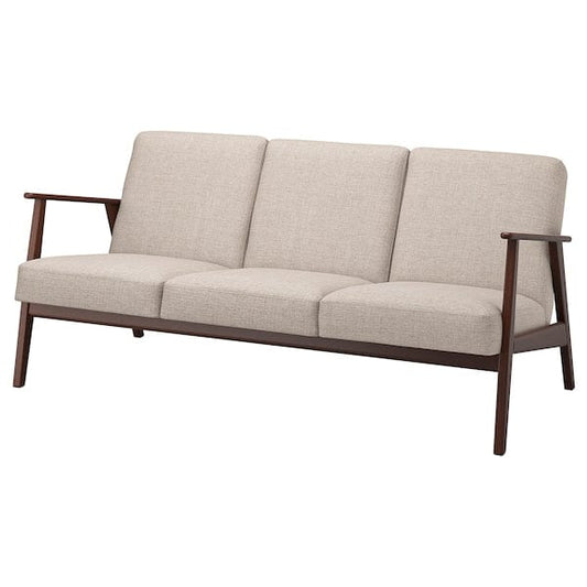 Ikea EKENÄSET - 3-seater sofa, Kilanda light beige