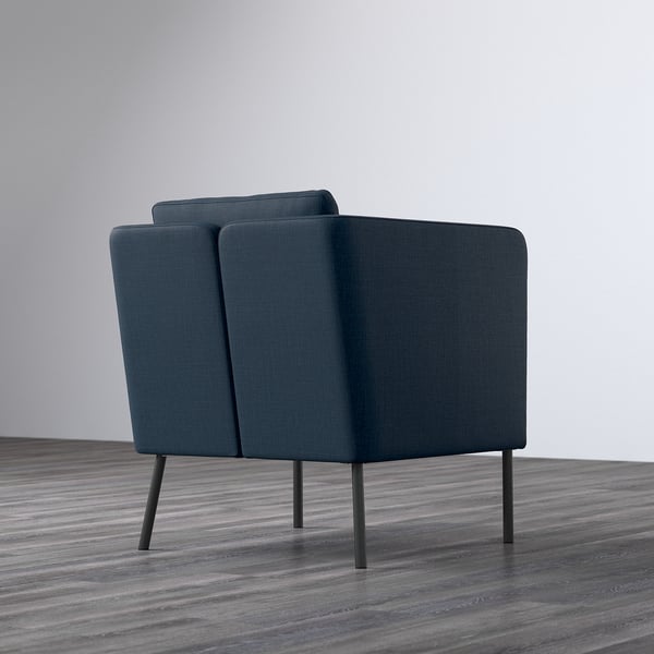 EKERÖ Armchair Skiftebo dark blue ,