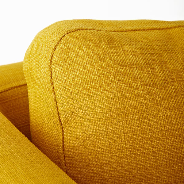 EKERÖ armchair, Skiftebo yellow, 57x75x73 cm