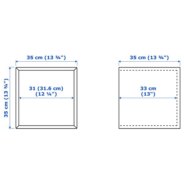 EKET - Media storage combination, brown walnut effect/clear glass, 210x35x35 cm