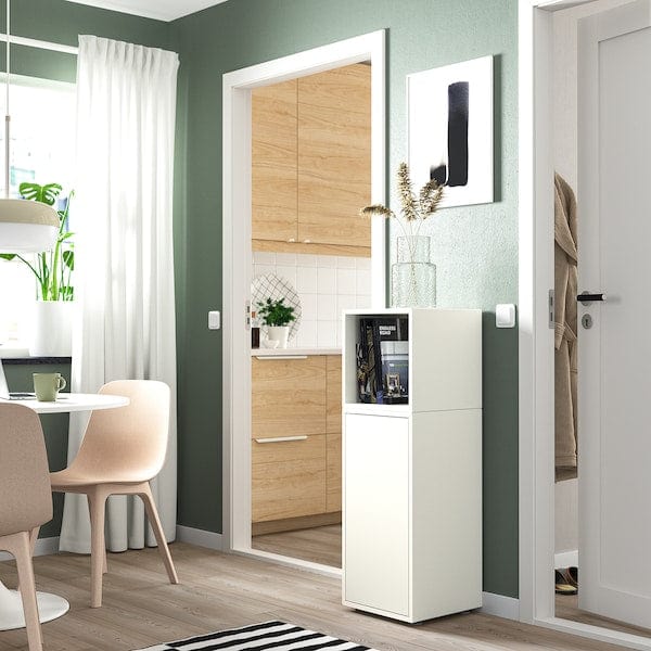Ikea EKET - Cabinet combination with feet, white, 35x35x107 cm