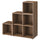 EKET - EKET Cabinet combination with feet, walnut effect, 105x35x107 cm