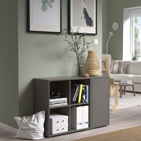 Ikea EKET - Cabinet combination with feet, dark grey, 105x35x72 cm