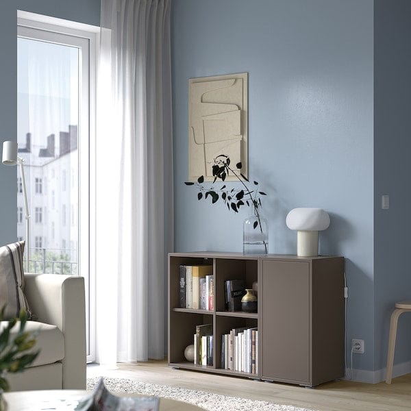 Ikea EKET - Cabinet combination with feet, dark grey, 105x35x72 cm