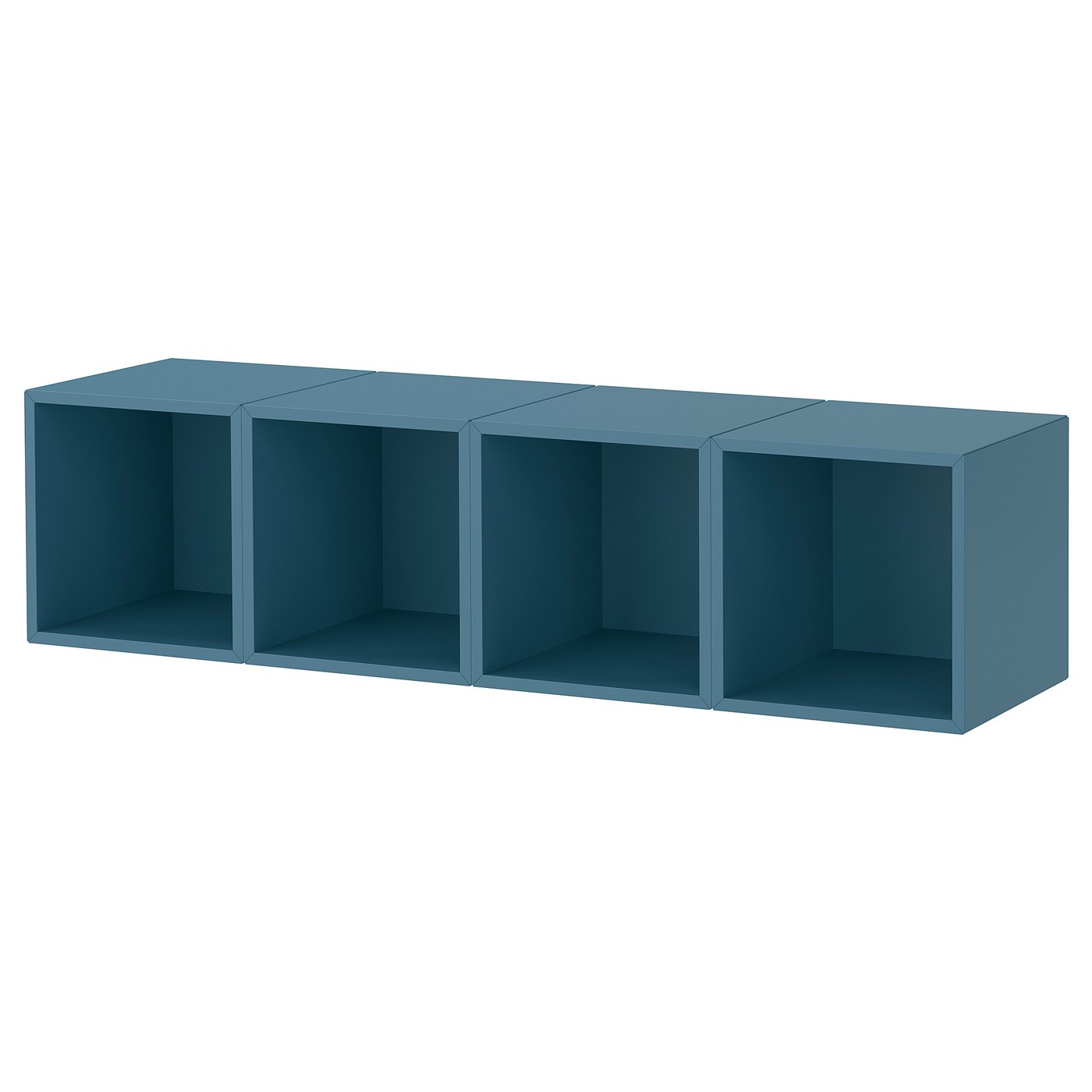 EKET wall-mounted storage combination, beige, 140x35x35 cm