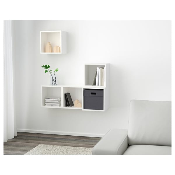 EKET - EKET Wall-mounted cabinet combination, white, 105x35x120 cm