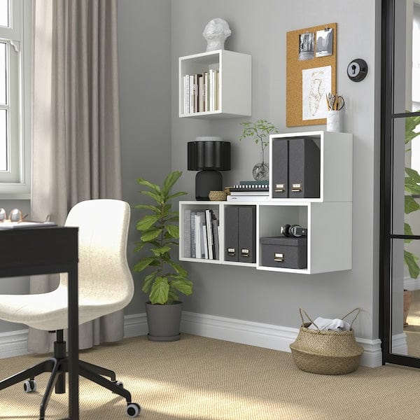 Ikea EKET - Wall-mounted cabinet combination, white, 105x35x120 cm