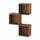 EKET wall-mounted cabinet combination, walnut effect, 70x25x105 cm