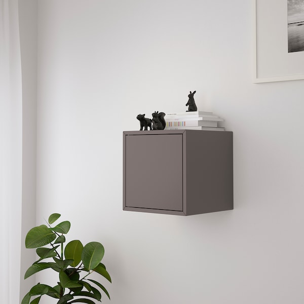 EKET - Wall-mounted cabinet combination, dark grey, 35x35x35 cm