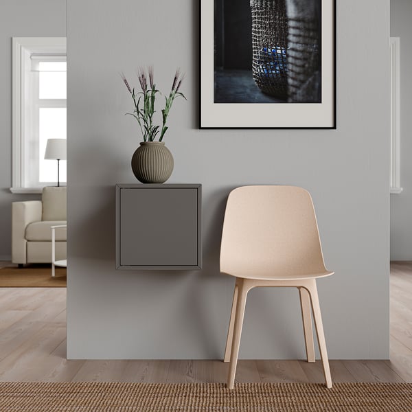 EKET wall-mounted cabinet combination, dark grey, 35x35x35 cm