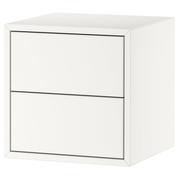 EKET - Cabinet with 2 drawers, white, 35x35x35 cm