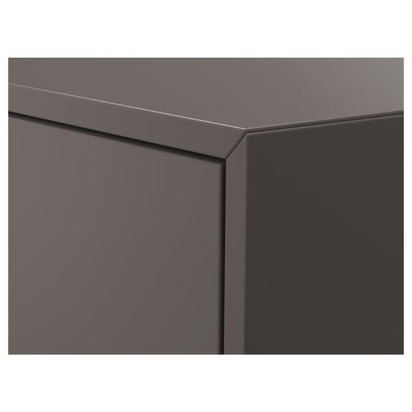 EKET - Cabinet with 2 drawers, dark grey, 70x35x35 cm