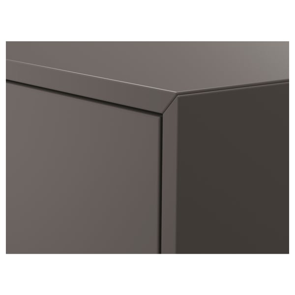 EKET - Cabinet w door and 1 shelf, dark grey, 35x35x70 cm