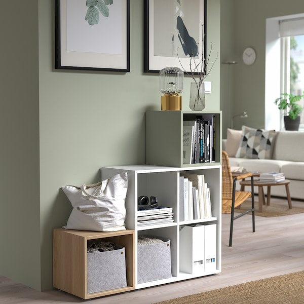 Ikea EKET - Cabinet, white stained oak effect, 35x35x35 cm