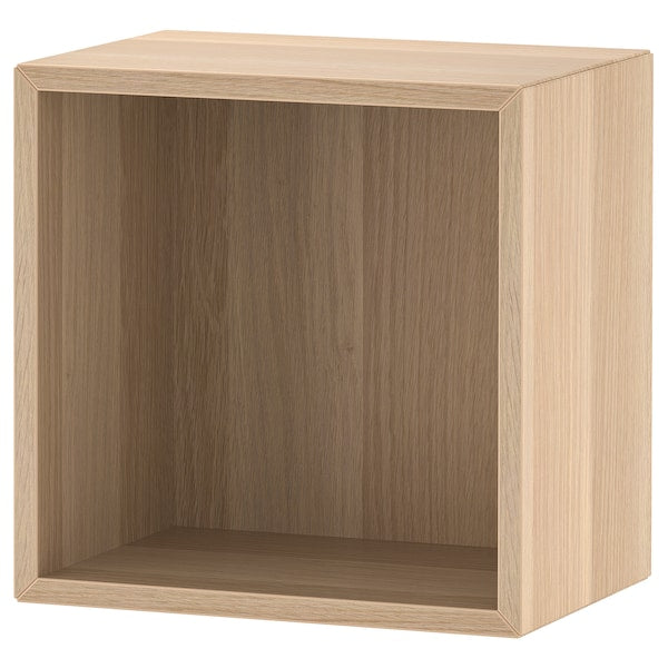 EKET - Cabinet, white stained oak effect, 35x25x35 cm