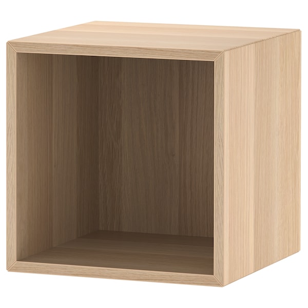 EKET - Cabinet, white stained oak effect, 35x35x35 cm