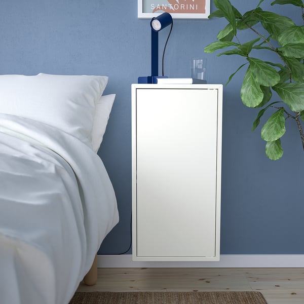 EKET wall cb w 1 shlf/door, white, 35x35x70 cm