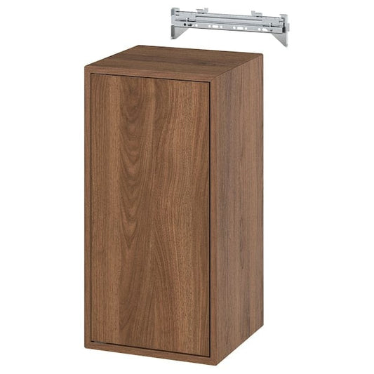 Ikea EKET - Wall cabinet 1 shelf/door, walnut effect,35x35x70 cm