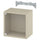 EKET wall cabinet with glass door, beige, 35x35x25 cm