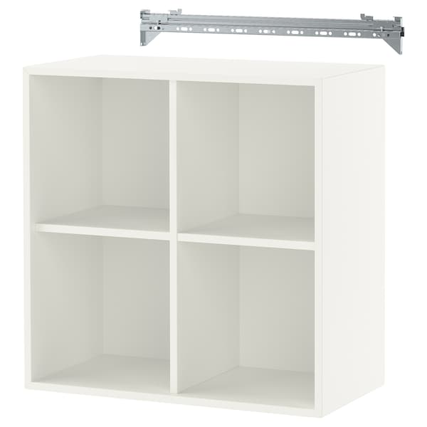 Ikea EKET - Wall-mounted shelving unit w 4 comp, white, 70x35x70 cm