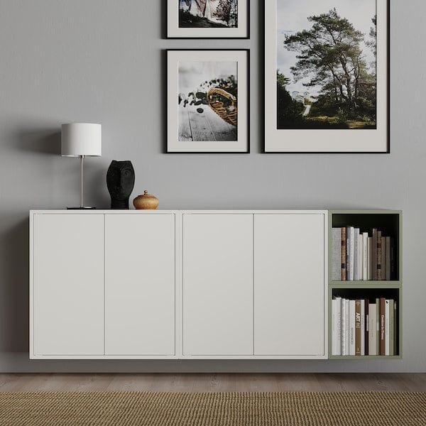 Ikea EKET - Wall-mounted shelving unit, white, 70x35x70 cm