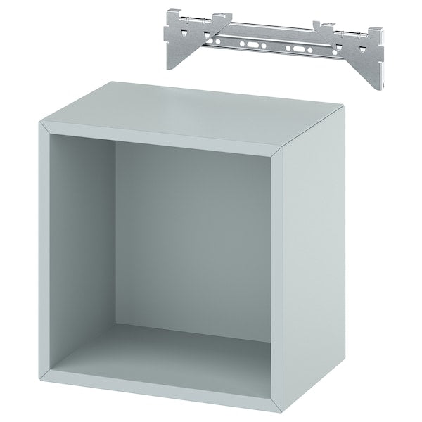 EKET - Wall-mounted shelving unit, light grey-blue, 35x25x35 cm