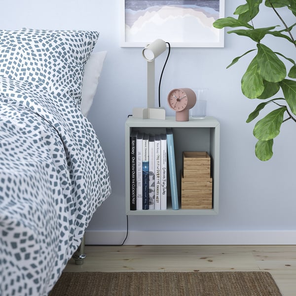 EKET - EKET Wall-mounted shelving unit, light grey-blue, 35x25x35 cm