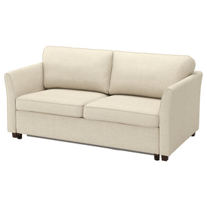 EKHOLMA cover for 2-seat sofa-bed, Kilanda light beige