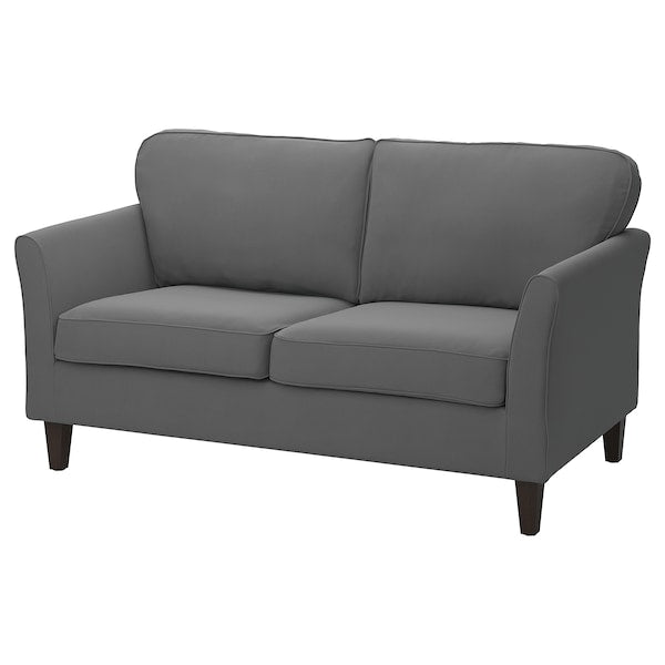 EKHOLMA - 2-seater sofa, Hakebo dark gray