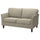 EKHOLMA - 2-seater sofa, Hemmesta gray-beige