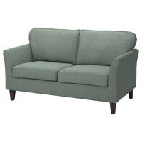 EKHOLMA 2-seat sofa, Hemmesta grey-green, 167 cm
