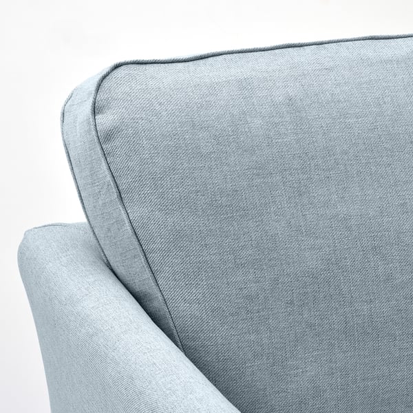 EKHOLMA 2-seat sofa, Kilanda pale blue, 167x94x85 cm