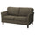 EKHOLMA 2-seat sofa, Kilanda grey-brown, 167 cm
