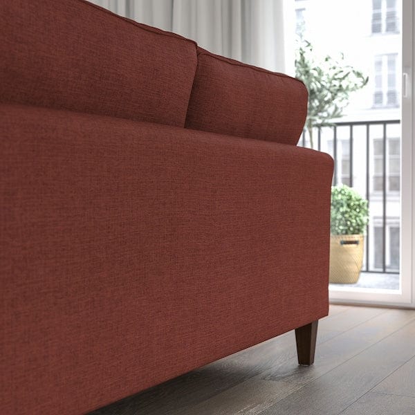 Ikea EKHOLMA - 2-seater sofa, Kilanda brown-red