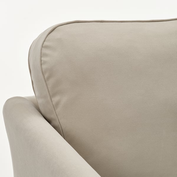 EKHOLMA 3-seat sofa, Hakebo beige, 207 cm
