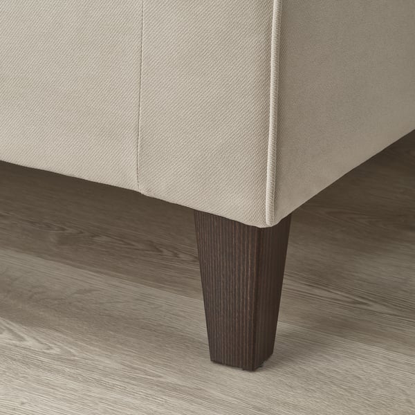 EKHOLMA 3-seat sofa, Hakebo beige, 207 cm