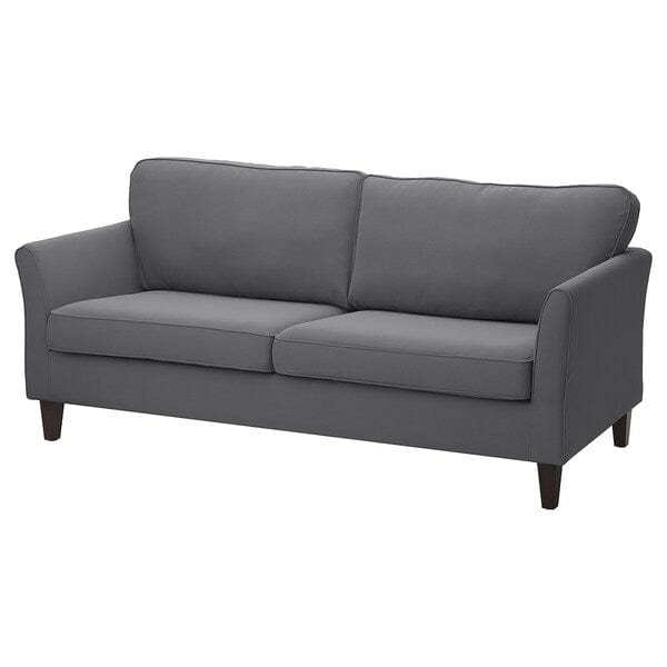 Ikea EKHOLMA - 3-seater sofa, Hakebo dark gray