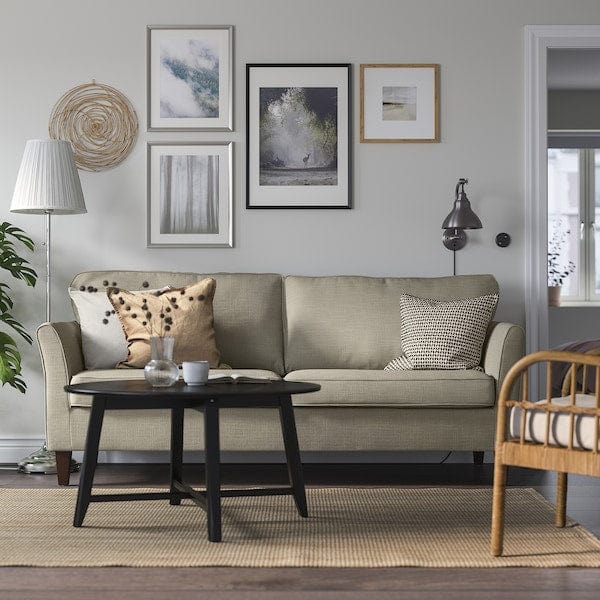 Ikea EKHOLMA - 3-seater sofa, Hemmesta gray-beige