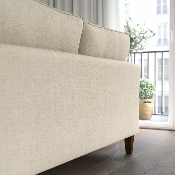 EKHOLMA 3-seat sofa, Kilanda light beige, 207 cm