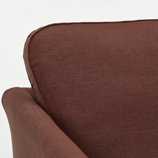 EKHOLMA 3-seat sofa, Kilanda brown-red, 207 cm