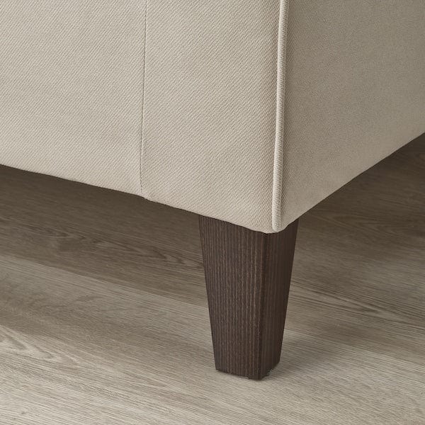 Ikea EKHOLMA - 4-seater corner sofa termin aper, Hakebo beige