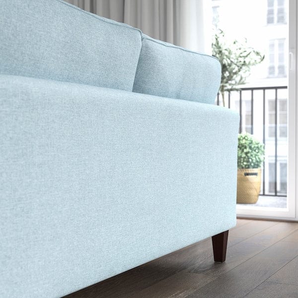 Ikea EKHOLMA - 4 seater corner sofa termin aper, Kilanda pale blue