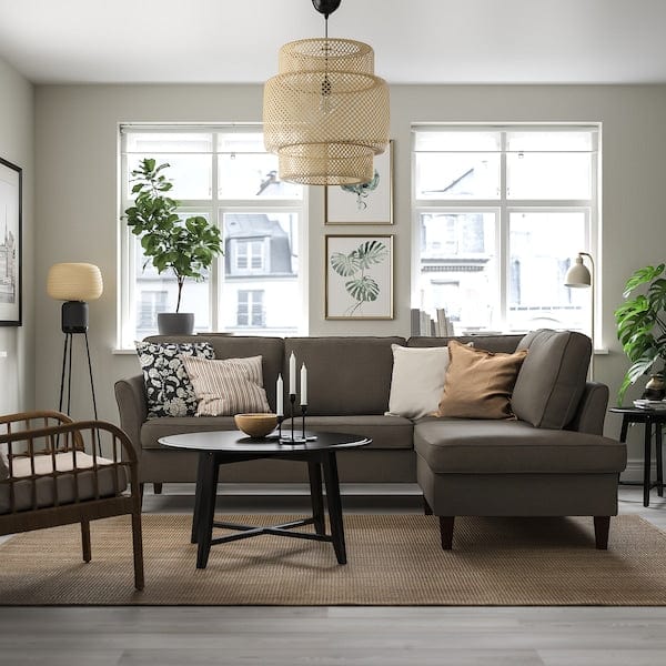 Ikea EKHOLMA - 4 seater corner sofa termin aper, Kilanda grey-brown