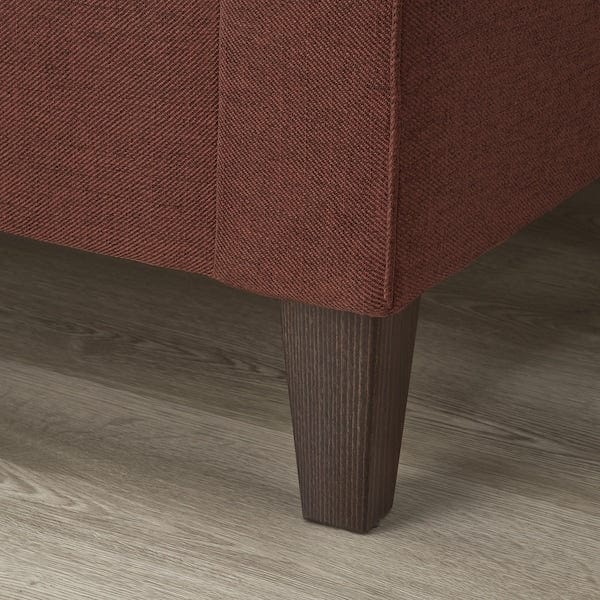 Ikea EKHOLMA - 4-seater corner sofa termin aper, Kilanda brown-red