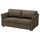 EKHOLMA 2-seat sofa-bed, Kilanda grey-brown, 189 cm