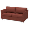 EKHOLMA 2-seat sofa-bed, Kilanda brown-red, 189 cm