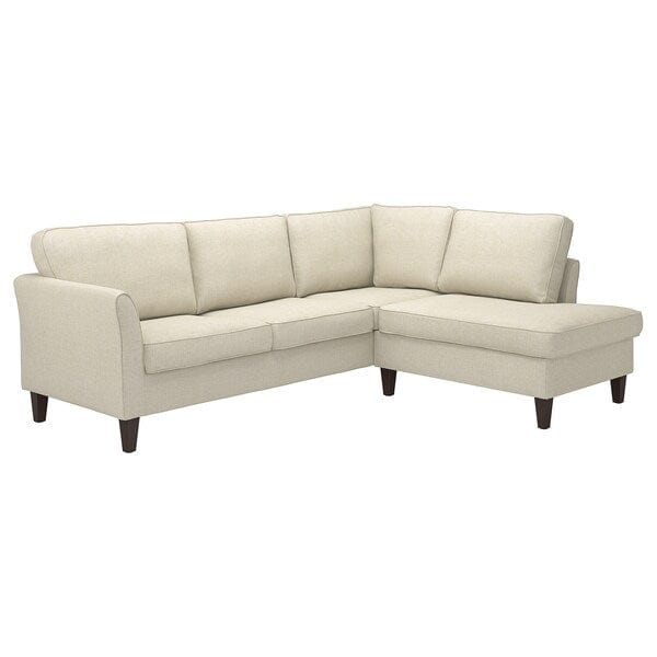 Ikea EKHOLMA - 4-seater ang sofa cover term aper, Kilanda light beige