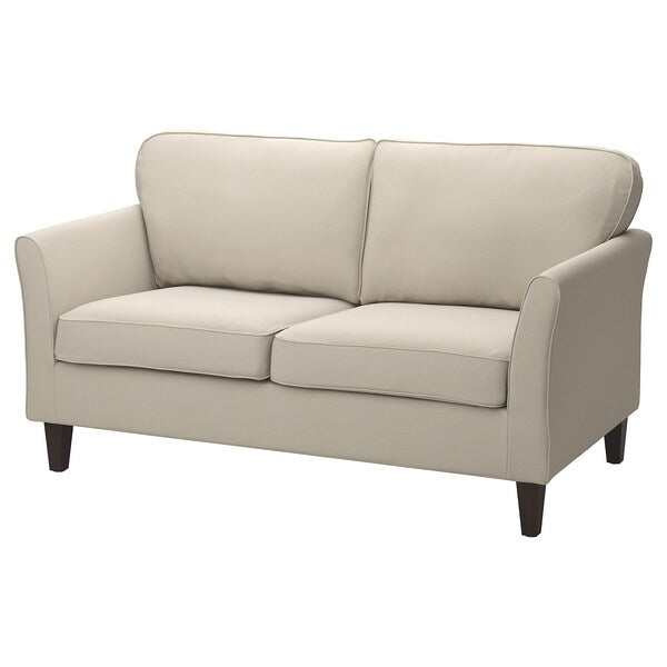 EKHOLMA - 2-seater sofa slipcover, Hakebo beige